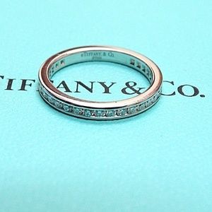 TIFFANY & CO PLATINUM .45 CT DIAMOND Eternity Band